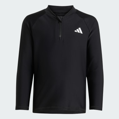 เสื้อแรชการ์ดแขนยาวติดซิปสำหรับเด็ก