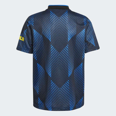 Boys Football Blue Manchester United 21/22 Third Jersey