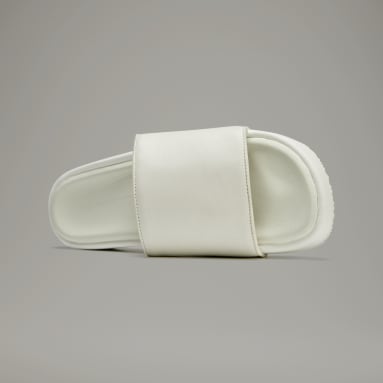 Y-3 สีขาว รองเท้าแตะ Y-3