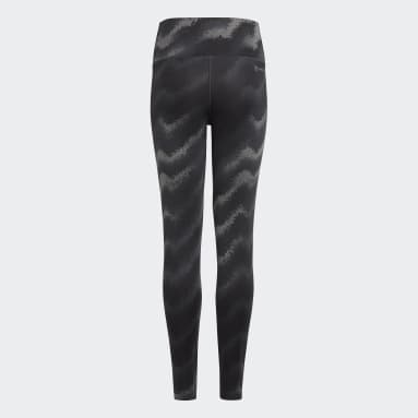 Tight imprimé taille haute Dance AEROREADY gris Adolescents 8-16 Years Sportswear