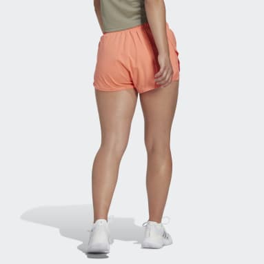 Short Club Tennis Orange Femmes Tennis