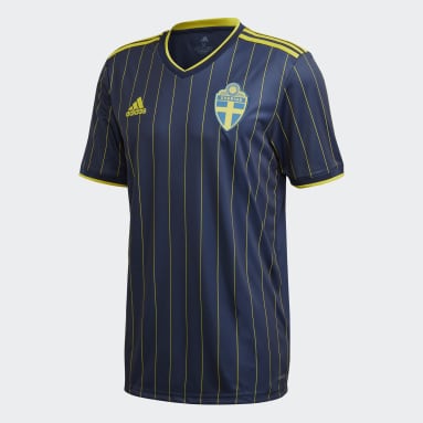 Camiseta segunda equipación Suecia Azul Hombre Fútbol