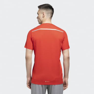 Men Training Red OTR COOLER TEE