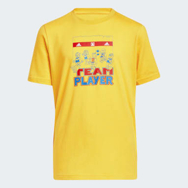 Kinder Sportswear adidas x LEGO Football Graphic T-Shirt Gelb