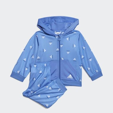 Tuta Brandlove Shiny Polyester Blu Bambini Sportswear