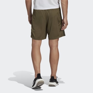 Männer Fitness & Training Train Essentials Piqué 3-Streifen Trainingsshorts Grün
