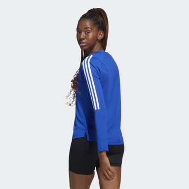 Women Volleyball Blue HILO Long Sleeve Jersey