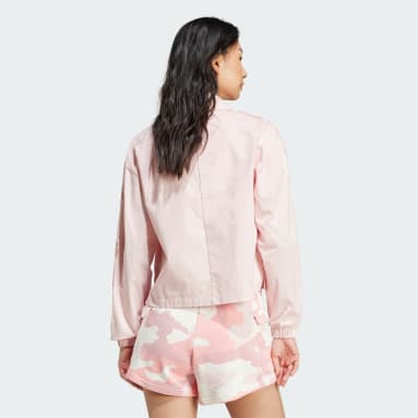 Essentials Camo Printed 3-Stripes Twill Coach Jacket