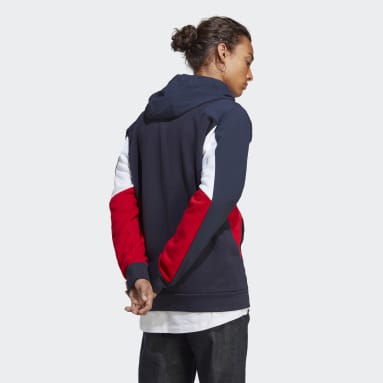 Casaco com Capuz Essentials Azul Homem Sportswear
