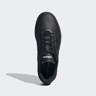 ผู้หญิง Sportswear สีดำ รองเท้าพื้นหนา Court