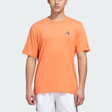 adidas, Tops, Neon Orange Adidas T Shirt