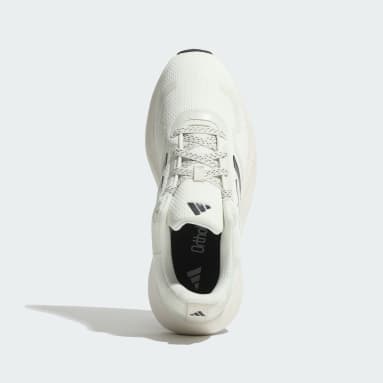 Mens adidas running shoes white online