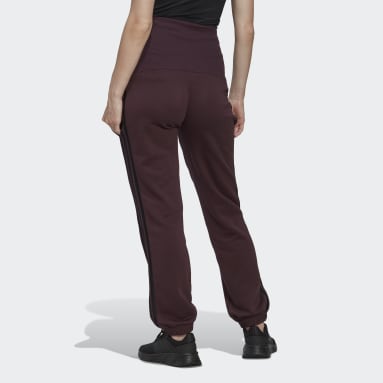 Pantalon Essentials Cotton 3-Stripes (Maternité) rouge Femmes Sportswear