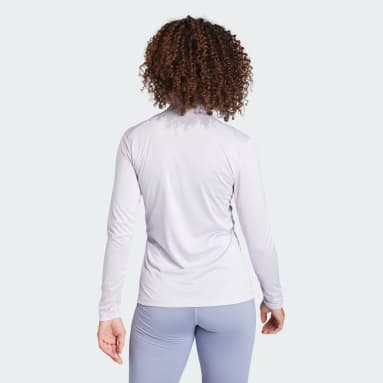 Terrex Multi Half-Zip Long Sleeve T-skjorte Lilla