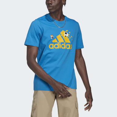 T-shirt de Futebol adidas x LEGO® Azul Homem Sportswear