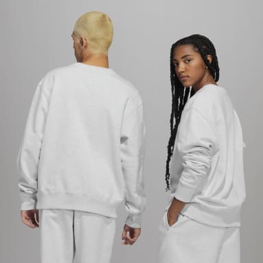 Originals Grey Pharrell Williams Basics Crew Sweatshirt (Gender Neutral)
