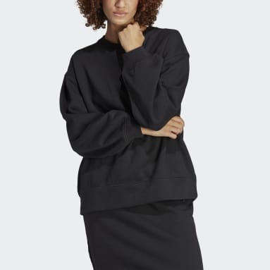 Frauen Originals Premium Essentials Oversized Sweatshirt Schwarz