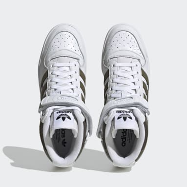 Sapatilhas Forum Mid Branco Homem Originals