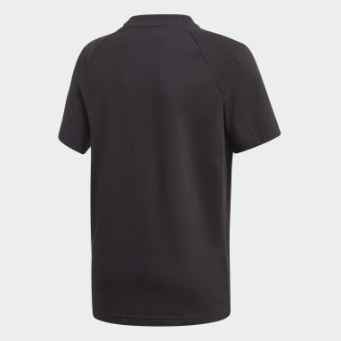 Playera Adicolor Estampada Negro Niño Originals