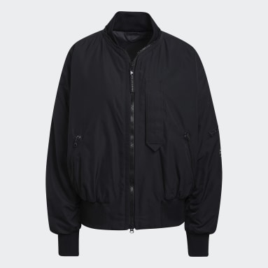 Adidas bomberjacke schwarz hot sale gold
