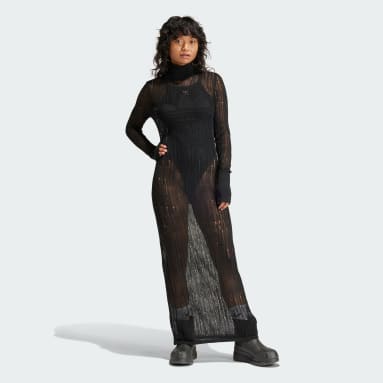 KNIT TRFL DRESS
