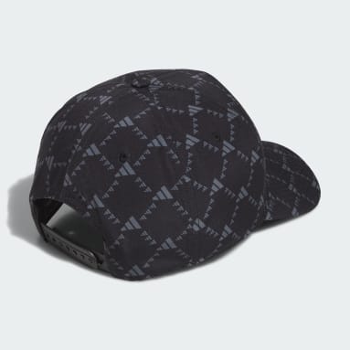 Casquette imprimée Tour 3 bandes Noir Hommes Golf