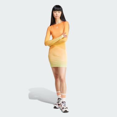Minivestido Manga Longa Estampado adidas Originals