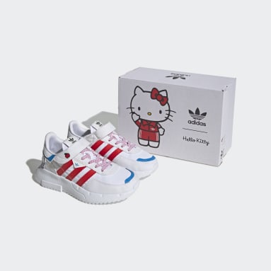 Kids Originals White Hello Kitty Retropy F2 Shoes