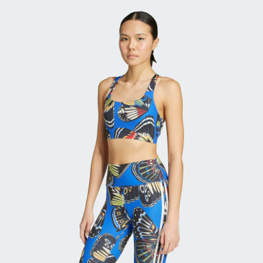 Top Esportivo Suporte Médio adidas X Farm