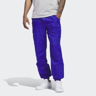 Pantaloni Premium Essentials Crinkle Nylon Blu Uomo Originals