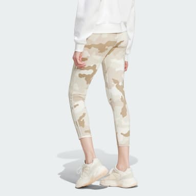 Leggings 7/8 Essentials 3-Stripes Camo Print Length