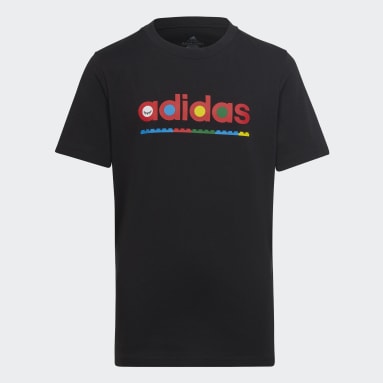 Remera adidas x LEGO® Estampada Negro Niño Sportswear