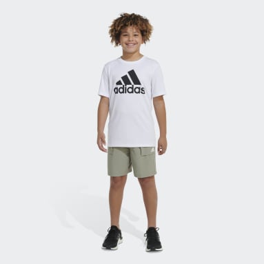 adidas Boys' Active Sports Athletic Tricot Jogger Pant Medium Iconic Black