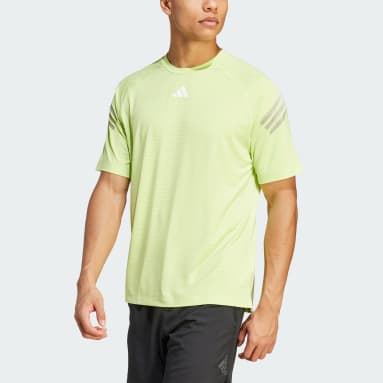 Mænd Fitness Og Træning Grøn Train Icons 3-Stripes Training T-shirt