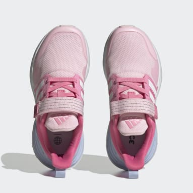 Kids Sportswear Pink RapidaSport Bounce Elastic Lace Top Strap Shoes