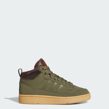 Green High Top Trainers adidas UK