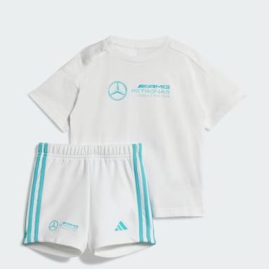 MERCEDES - AMG PETRONAS FORMULA ONE TEAM DNA KIDS T-SHIRT UND SHORTS SET