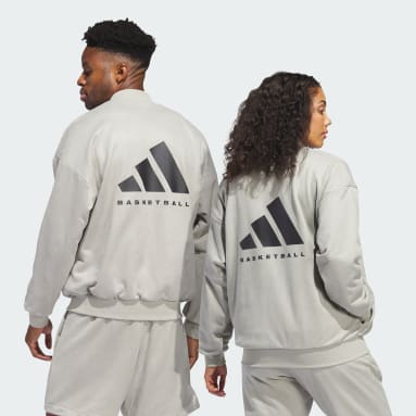 Basketball Sueded Crew Genser Beige