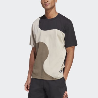 Männer Freizeit Marimekko Future Icons 3-Streifen T-Shirt Braun