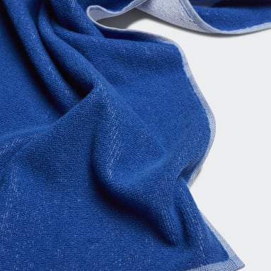 Zwemmen blauw adidas Handdoek Small