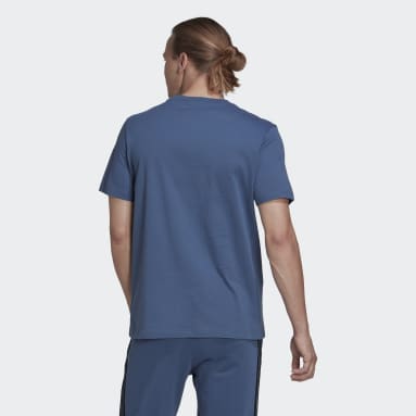 All Blacks Rugby Cotton T-skjorte Blå