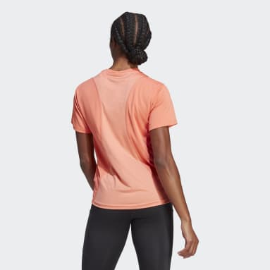 Camiseta Run It Naranja Mujer Running