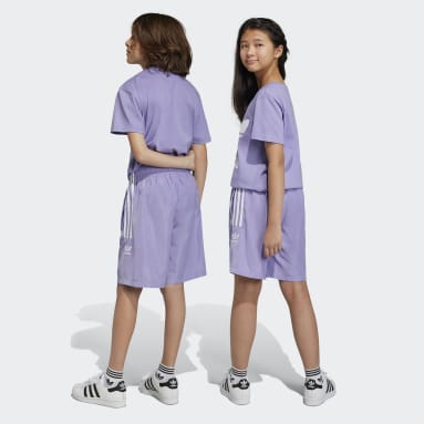 키즈 Lifestyle Purple 아디컬러 쇼츠