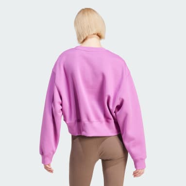 Sweatshirt Adicolor Essentials Roxo Mulher Originals