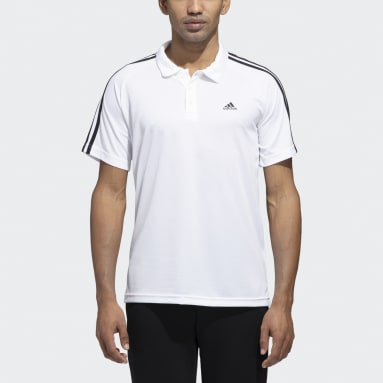 Men Training White M CLS POLO A