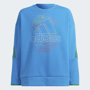 Kinderen Sportswear blauw adidas x Classic LEGO® Sweatshirt