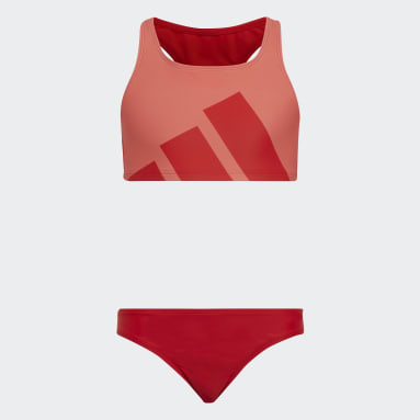 Mädchen Schwimmen Must-Have Bikini Rot