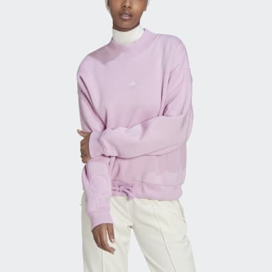 Sweat-shirt molleton col cheminée ALL SZN Violet Femmes Sportswear
