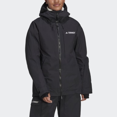 Women's TERREX Black TERREX 3-Layer Post-Consumer Nylon Snow Jacket