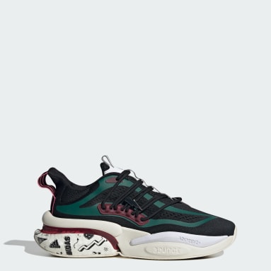 Men Running Black Alphaboost V1 Shoes
